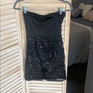 Strapless Black Dress